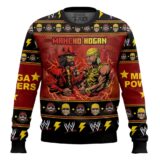 Hooktab Mancho Hogan WWE Ugly Christmas Sweater