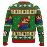 Hooktab Mario Bros Jump Ugly Christmas Sweater