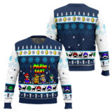 Hooktab Mario Kart Racing Ugly Christmas Sweater
