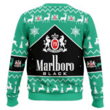 Hooktab Marlboro Black Menthol Ugly Christmas Sweater