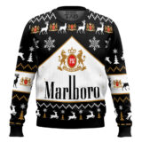 Hooktab Marlboro Black Ugly Christmas Sweater