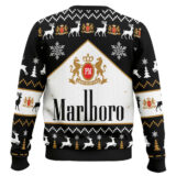 Hooktab Marlboro Black Ugly Christmas Sweater