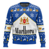 Hooktab Marlboro Cool Menthol Ugly Christmas Sweater