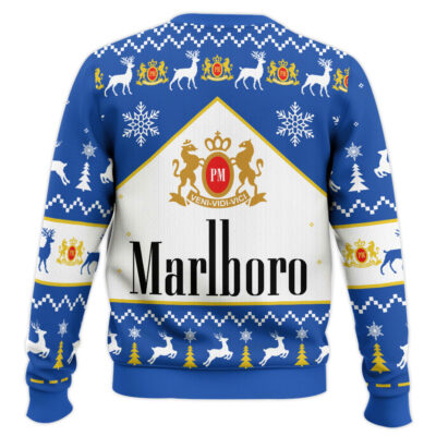 Hooktab Marlboro Cool Menthol Ugly Christmas Sweater