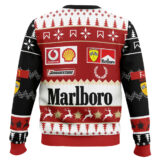 Hooktab Marlboro Formula 1 Ugly Christmas Sweater