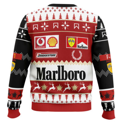 Hooktab Marlboro Formula 1 Ugly Christmas Sweater