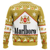 Hooktab Marlboro Gold Ugly Christmas Sweater