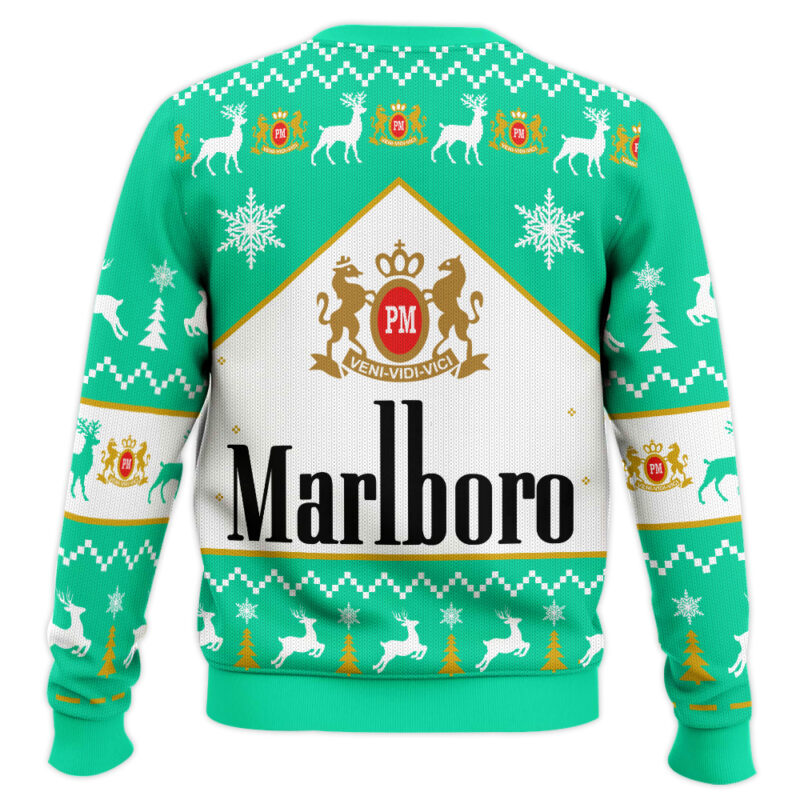 Hooktab Marlboro Menthol Ugly Christmas Sweater Hooktab Marlboro Menthol Ugly Christmas Sweater