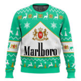 Hooktab Marlboro Menthol Ugly Christmas Sweater