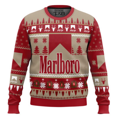 Hooktab Marlboro Racing Ugly Christmas Sweater