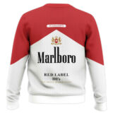 Hooktab Marlboro Red Label 100's Ugly Christmas Sweater