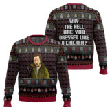 Hooktab Marv Murchins Home Alone Ugly Christmas Sweater