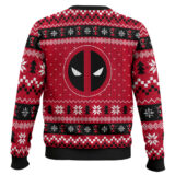 Hooktab Marvel Deadpool Ugly Christmas Sweater