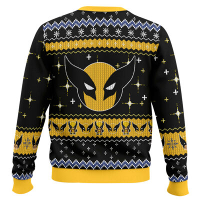 Hooktab Marvel Wolverine Ugly Christmas Sweater