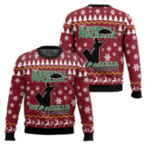 Hooktab Mary Poppins Ugly Christmas Sweater