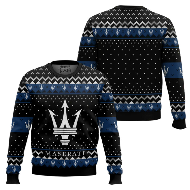 Hooktab Maserati Ugly Christmas Sweater Hooktab Maserati Ugly Christmas Sweater