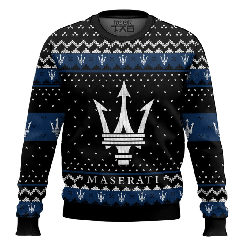 Hooktab Maserati Ugly Christmas Sweater