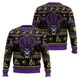Hooktab Master's Guide Dungeons & Dragons Ugly Christmas Sweater