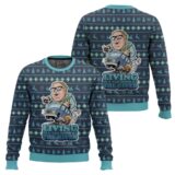 Hooktab Matt Foley Living In A Van Down By The River Saturday Night Live Ugly Christmas Sweater