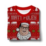 Hooktab Matt Foley Saturday Night Live Chris Farley Ugly Christmas Sweater