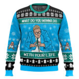 Hooktab Matt Foley What Do You Wanna Do With Your Life Saturday Night Live Ugly Christmas Sweater