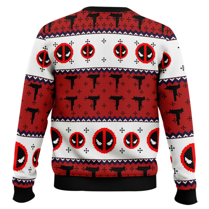 Hooktab Maximum Effort Deadpool Ugly Christmas Sweater Hooktab Maximum Effort Deadpool Ugly Christmas Sweater