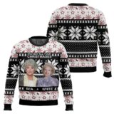 Hooktab May All Your Christmases Bea White The Golden Girls Ugly Christmas Sweater