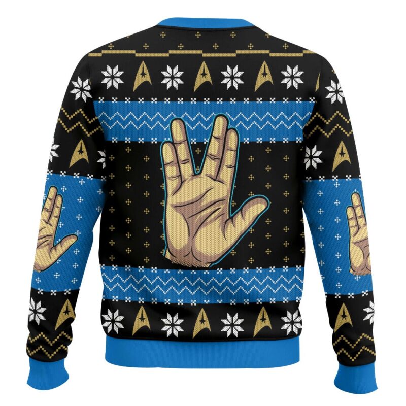 Hooktab May The Force Be With You Star Trek Ugly Christmas Sweater Hooktab May The Force Be With You Star Trek Ugly Christmas Sweater