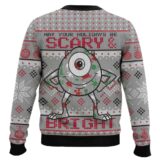 Hooktab May Your Holidays Be Scary And Bright Monsters Inc Ugly Christmas Sweater