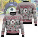 Hooktab May Your Holidays Be Scary And Bright Monsters Inc Ugly Christmas Sweater