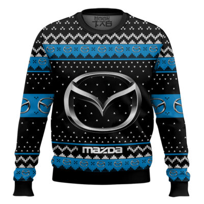 Hooktab Mazda Ugly Christmas Sweater
