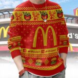 Hooktab Mcdonald's Ugly Christmas Sweater
