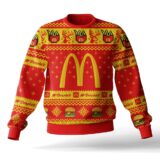 Hooktab Mcdonald's Ugly Christmas Sweater