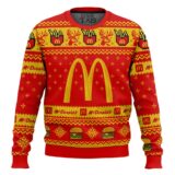 Hooktab Mcdonald's Ugly Christmas Sweater