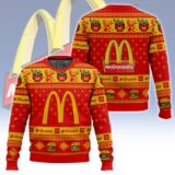Hooktab Mcdonald's Ugly Christmas Sweater