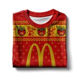 Hooktab Mcdonald's Ugly Christmas Sweater