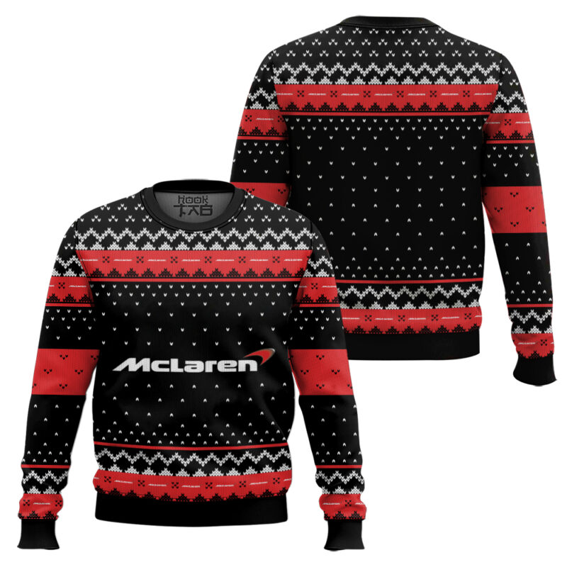 Hooktab Mclaren Ugly Christmas Sweater Hooktab Mclaren Ugly Christmas Sweater