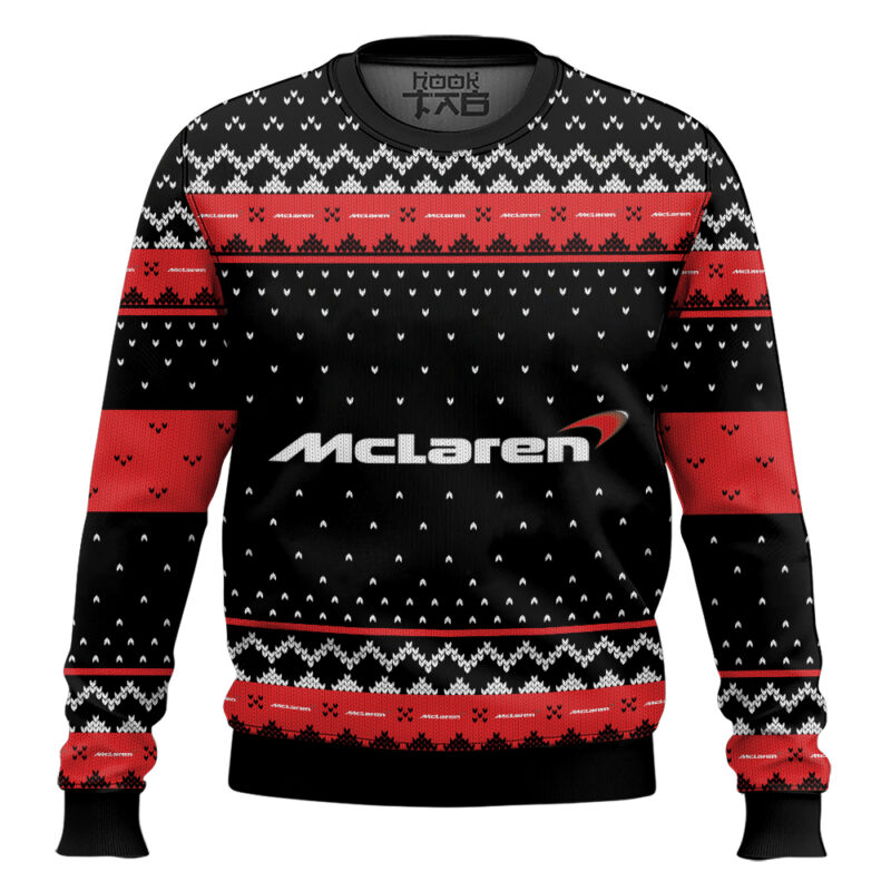 Hooktab Mclaren Ugly Christmas Sweater