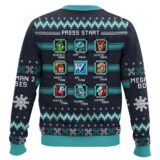 Hooktab Mega Man 2 Bosses Ugly Christmas Sweater