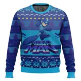 Hooktab Mega Man Ugly Christmas Sweater
