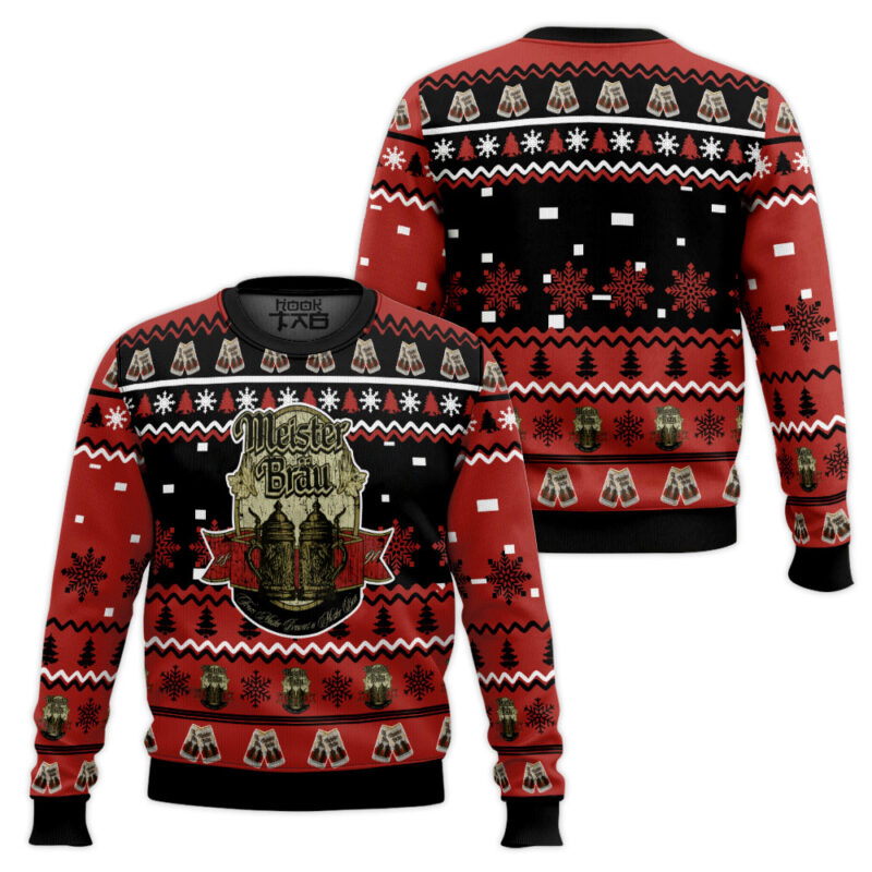 Hooktab Meister Brau Ugly Christmas Sweater Hooktab Meister Brau Ugly Christmas Sweater