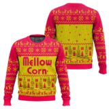 Hooktab Mellow Corn Ugly Christmas Sweater