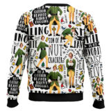 Hooktab Men’s Fun Christmas Smiling Elf Ugly Christmas Sweater