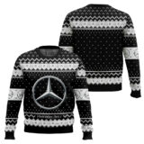 Hooktab Mercedes-benz Ugly Christmas Sweater