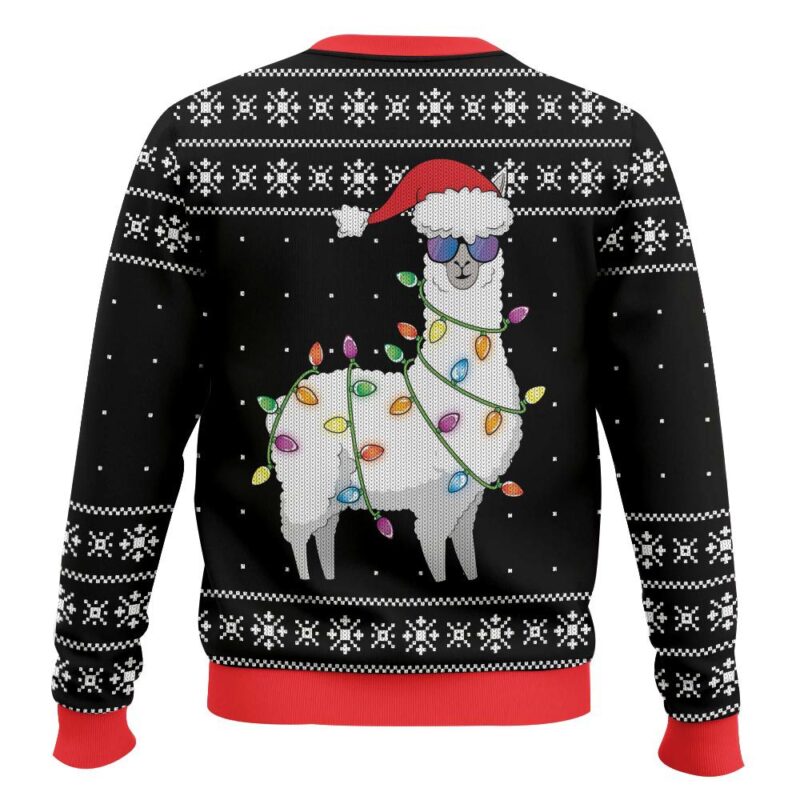 Hooktab Merry Alpaca Christmas Ugly Christmas Sweater Hooktab Merry Alpaca Christmas Ugly Christmas Sweater