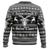 Hooktab Merry Antichristmas Satan Claus Ugly Christmas Sweater