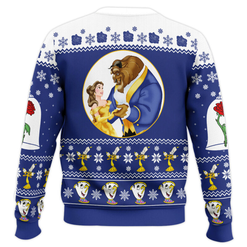 Hooktab Merry Beastmas Disney Ugly Christmas Sweater Hooktab Merry Beastmas Disney Ugly Christmas Sweater