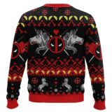 Hooktab Merry Chimichanga Deadpool Ugly Christmas Sweater