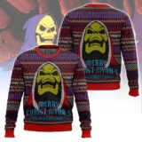 Hooktab Merry Christ-myah-s! Skeletor Masters Of The Universe Ugly Christmas Sweater