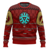Hooktab Merry Christmas 3000 Iron Man Ugly Christmas Sweater
